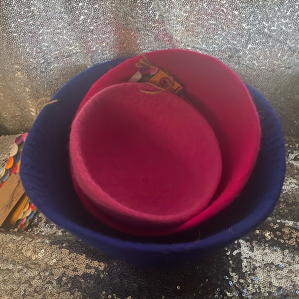 Nepal Felt Bowls
